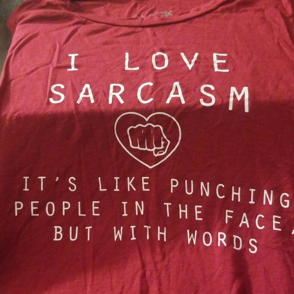 Sarcasm tank top